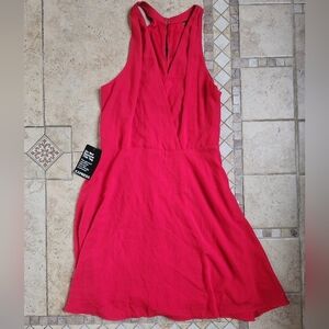 Express Red Sleeveless Dress